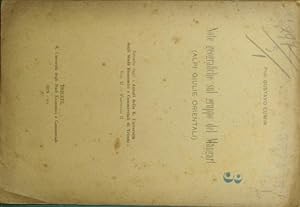 Bild des Verkufers fr Note geografiche sul gruppo del Mangart zum Verkauf von Antica Libreria Srl