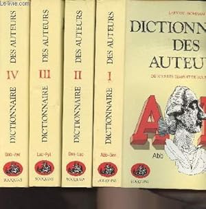 Immagine del venditore per Dictionnaire des auteurs de tous les temps et de tous les pays - Tome I  IV (4 volumes) - Collection "Bouquins" venduto da Le-Livre