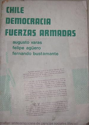 Bild des Verkufers fr Chile, Democracia , Fuerzas armadas zum Verkauf von Librera Monte Sarmiento