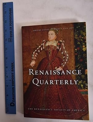 Imagen del vendedor de Renaissance Quarterly, Volume LXVIII, Number 3, Fall 2015 a la venta por Mullen Books, ABAA