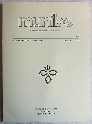 Munibe (Ciencias Naturales - Natur Zientziak) Vol. 40