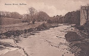 Bunree River County Mayo Antique Irish Postcard