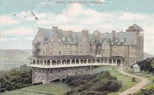 Royal Links Hotel Cromer Norfolk 1906 Postcard