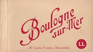 Boulogne Sur Mer 20x Antique Postcard Collection Sepia Book