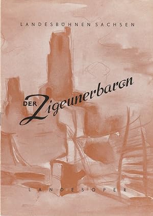 Seller image for Programmheft Johann Strau DER ZIGEUNERBARON Spielzeit 1956 / 57 Heft 5 for sale by Programmhefte24 Schauspiel und Musiktheater der letzten 150 Jahre