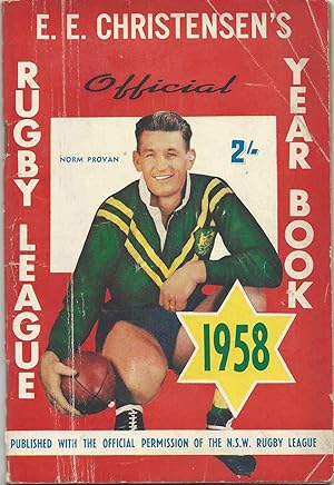 E.E. Christensen's Official Rugby League Yearbook 1958