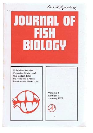 Seller image for Journal of Fish Biology. Volume 4, Number 1, January 1972 for sale by Bailgate Books Ltd