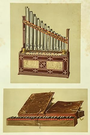 Tisch-Orgel / Portable Organ / Petite Orgue portable.