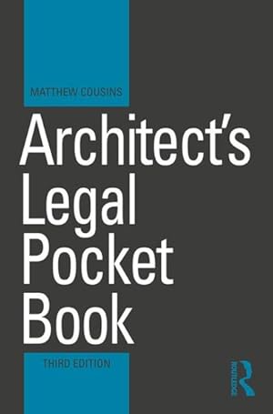 Seller image for Architect's Legal Pocket Book for sale by GreatBookPrices