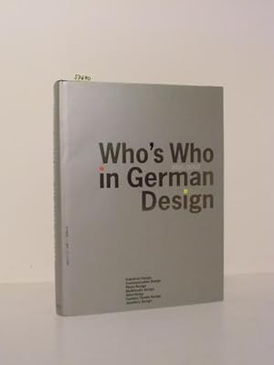 Bild des Verkufers fr Who`s Who in German Design 2001/2002. zum Verkauf von Kunstantiquariat Rolf Brehmer