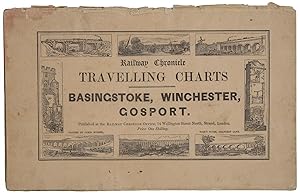 Image du vendeur pour Basingstoke - Winchester - Gosport Travelling Charts ; Or, Iron Road Books, For Perusal on the Journey: In which are noted the towns, villages, churches, mansions, parks, stations, bridges, viaducts, tunnels, cuttings, gradients, &c., the scenery and its natural history, the antiquities and their historical associations, &c., passed by the line of the railway. With numerous Illustrations. Constituting a Novel and Complete Companion for the Railway Carriage. London to Basingstoke, Winchester and Gosport on the South-Western. mis en vente par Robert Frew Ltd. ABA ILAB
