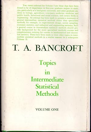 Imagen del vendedor de Topics in Intermediate Statistical Methods - Volume I (One) a la venta por Dorley House Books, Inc.