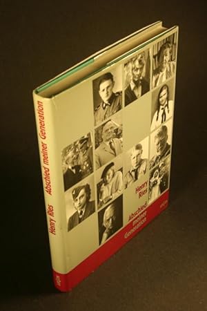 Seller image for Abschied meiner Generation. for sale by Steven Wolfe Books