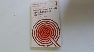 Seller image for Personal relationships in psychological disorders. for sale by Goldstone Rare Books