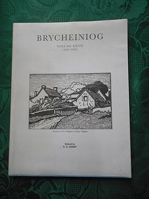 Brycheiniog Volume XXVII 1994-1995.