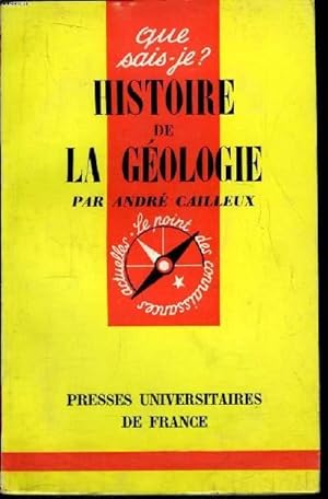 Bild des Verkufers fr Que sais-je? N 962 Histoire d ela gologie zum Verkauf von Le-Livre