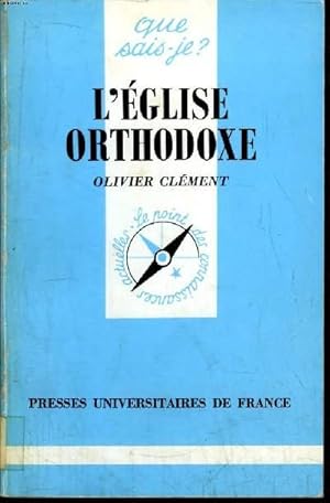 Bild des Verkufers fr Que sais-je? N 949 L'glise orthodoxe zum Verkauf von Le-Livre