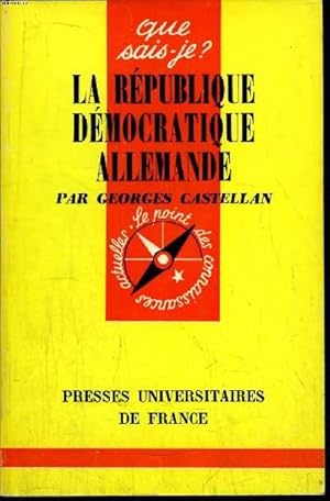 Bild des Verkufers fr Que sais-je? N 964 La Rpublique Dmocratique Allemande zum Verkauf von Le-Livre