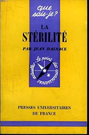 Seller image for Que sais-je? N 961 La strilit for sale by Le-Livre