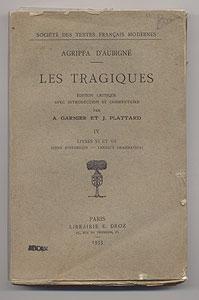 Seller image for Les tragiques IV, U_Livres VI et VII index historique-lexique grammatical for sale by Abraxas-libris
