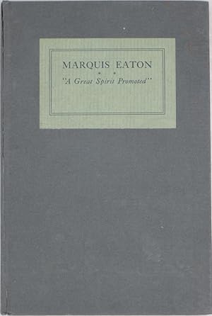 Seller image for Marquis Eaton: A Farewell Service to a Great Spirit Promoted for sale by Powell's Bookstores Chicago, ABAA