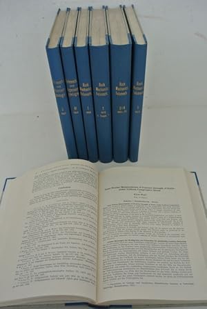 Seller image for Felsmechanik und Ingenieurgeologie. = Rock Mechanics and Engineering Geology. Jge 1965 - 1973 (in 7 Bnden). for sale by Antiquariat Bookfarm