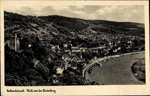 Bild des Verkufers fr Ansichtskarte / Postkarte Neckarsteinach in Hessen, Blick von der Hinterburg, Gesamtansicht zum Verkauf von akpool GmbH