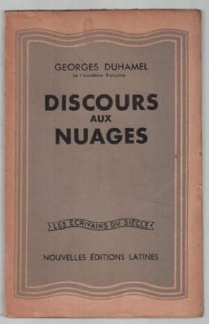 Imagen del vendedor de Discours aux nuages a la venta por librairie philippe arnaiz