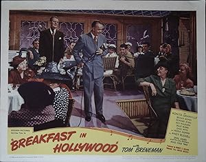 Bild des Verkufers fr Breakfast in Hollywood Lobby Card zum Verkauf von AcornBooksNH