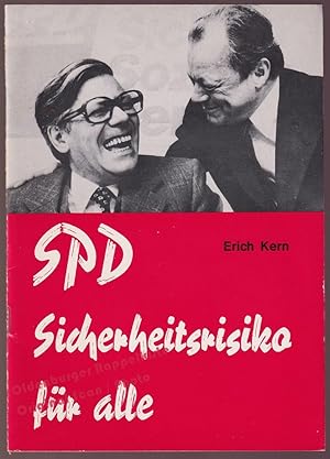 SPD Sicherheitsrisiko für alle (1976) - Kern,Erich
