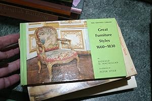 Imagen del vendedor de Great Furniture Styles 1660 - 1830 a la venta por SGOIS