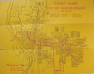 "On Time With Safety" / Street Guide / And / Time Schedules / Effective April 15, 1943