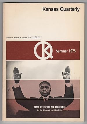 Imagen del vendedor de Kansas Quarterly, Volume 7, Number 3 (Summer 1975) - Black Literature and Experience in the Midwest and Mid-Plains a la venta por Philip Smith, Bookseller