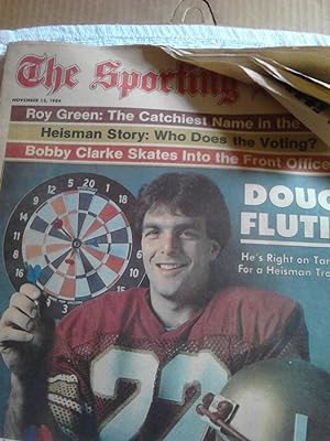 The Sporting News; Vol. 198, No. 20; November 12, 1984; Doug Flutie on Cover [Periodical]