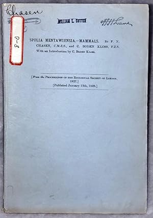 Spolia Mentawiensia - Mammals