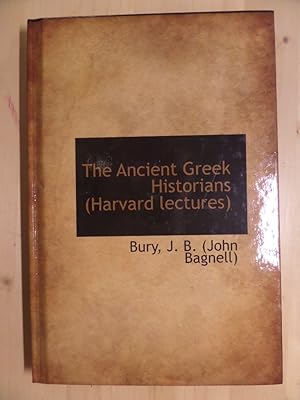 Seller image for The Ancient Greek Historians Harvard Lectures Harvard Lectures for sale by Archives Books inc.