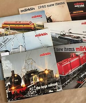 Marklin HO, Z and I scales 7 Catalogs 1985 - 1995