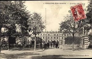 Ansichtskarte / Postkarte Châlons-sur-Marne Châlons-en-Champagne Marne, Artilleriequartier