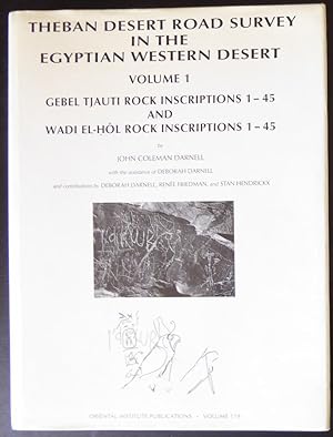 Imagen del vendedor de Theban Desert Road Survey in the Egyptian Western Desert, Volume 1: Gebel Tjauti Rock Inscriptions 1-45 and Wadi el-Hol Rock Inscriptions 1-45 a la venta por Jeff Irwin Books