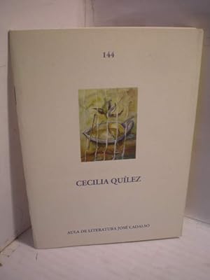 Imagen del vendedor de Cecilia Qulez. Cuadernos del Aula de Literatura Jos Cadalso 144 a la venta por Librera Antonio Azorn