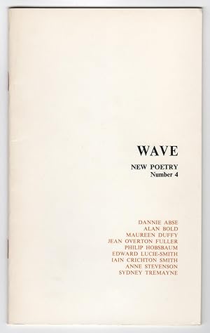 Seller image for Wave : New Poetry Number 4 (Summer 1971) for sale by Philip Smith, Bookseller