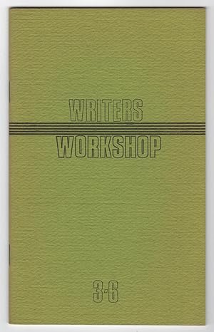 Imagen del vendedor de Writers' Workshop (presumed first issue of Workshop, 1967) a la venta por Philip Smith, Bookseller