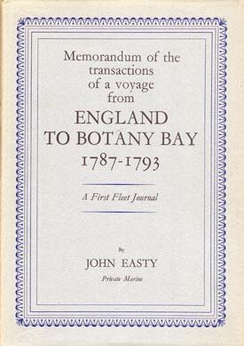 Image du vendeur pour Memorandum of the Transactions of a Voyage from England to Botany Bay 1787-1793. A First Fleet Journal. mis en vente par Berkelouw Rare Books