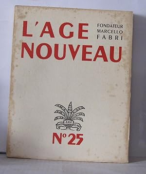 Bild des Verkufers fr L'ge nouveau Ides Lettres Arts Numro 26 zum Verkauf von Librairie Albert-Etienne