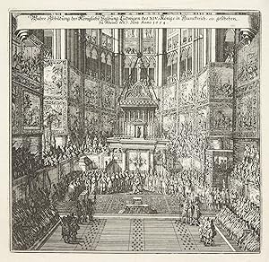 Wahre Abbildung der königlichen Salbung Ludwigen des XIV. Königs in Frankreich, etc. geschehen zu...