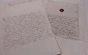 Brief von Maximilian Christoph Albrecht Freiherr von Stain (1670-1722) an den Rat zu Ulm, dass na...