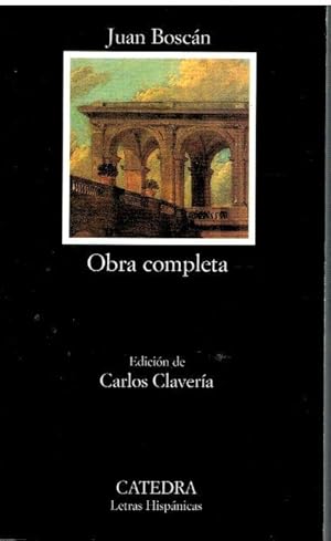 Seller image for OBRA COMPLETA. Edicin de Carlos Clavera. for sale by angeles sancha libros