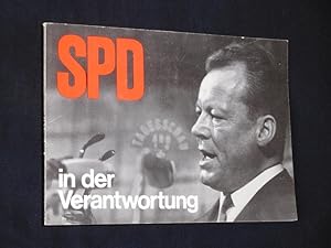 Bild des Verkufers fr SPD in der Verantwortung [Werbebroschre] zum Verkauf von Fast alles Theater! Antiquariat fr die darstellenden Knste