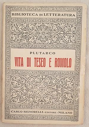 VITA DI TESEO E ROMOLO,