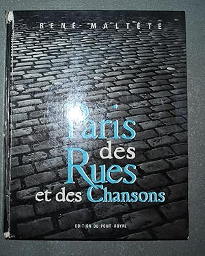 Seller image for Paris Des Rues et Des Chansons. Prsentation De Jacques Prvert. Avant-Propos De Maurice Chevalier. textes: Robert Giraud - S. Gainsbourg - Mac Orlan - Lagary - Brassens - Lo Ferr - Boris Vian - . Illustrations Bernard Buffet - Sin - Peynet for sale by BALAGU LLIBRERA ANTIQURIA